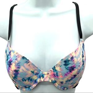 Victoria’s Secret Pink tie dye t shirt bra NEW NWOT 34C